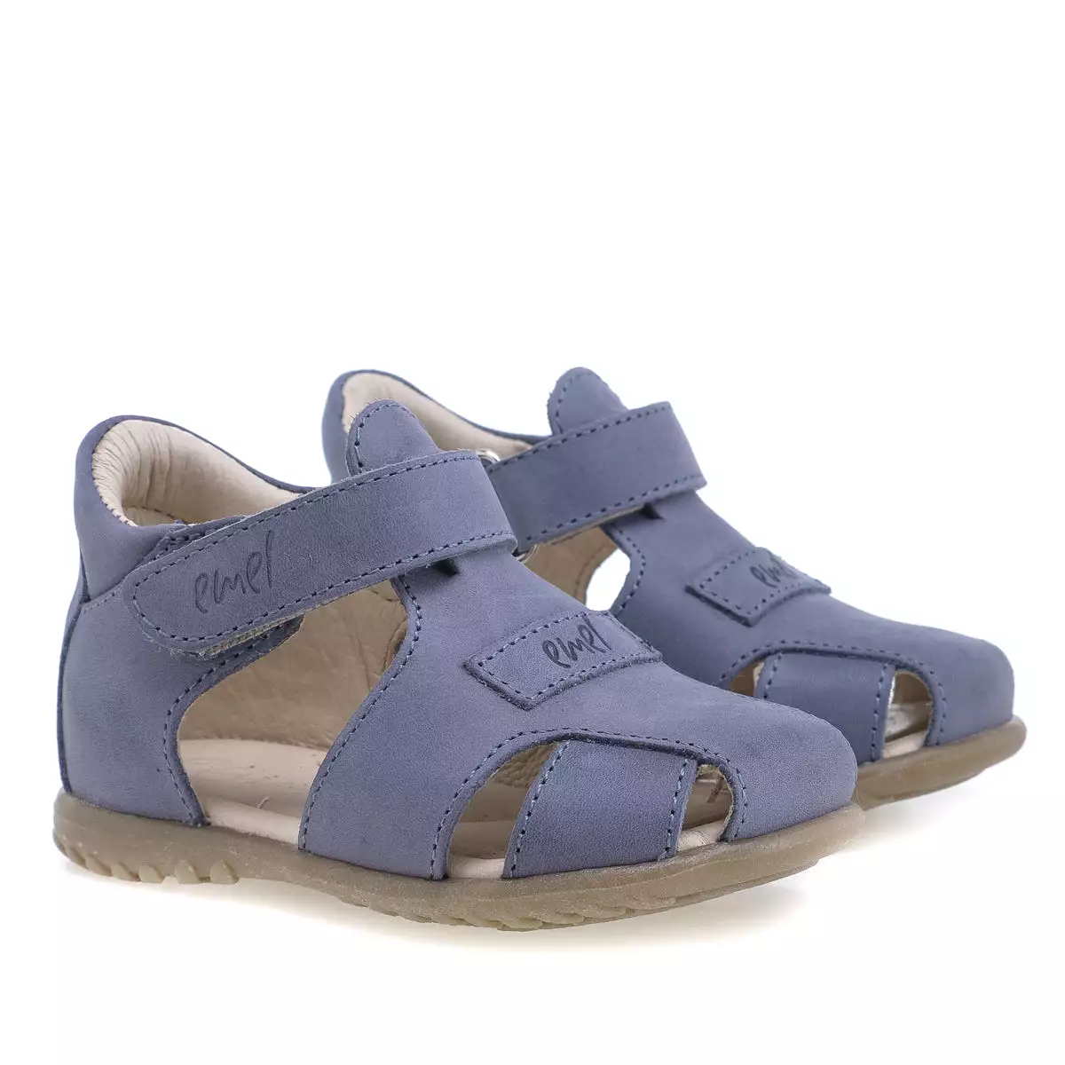 Emel blue sandals - 2199-17 blue closed toe sandals