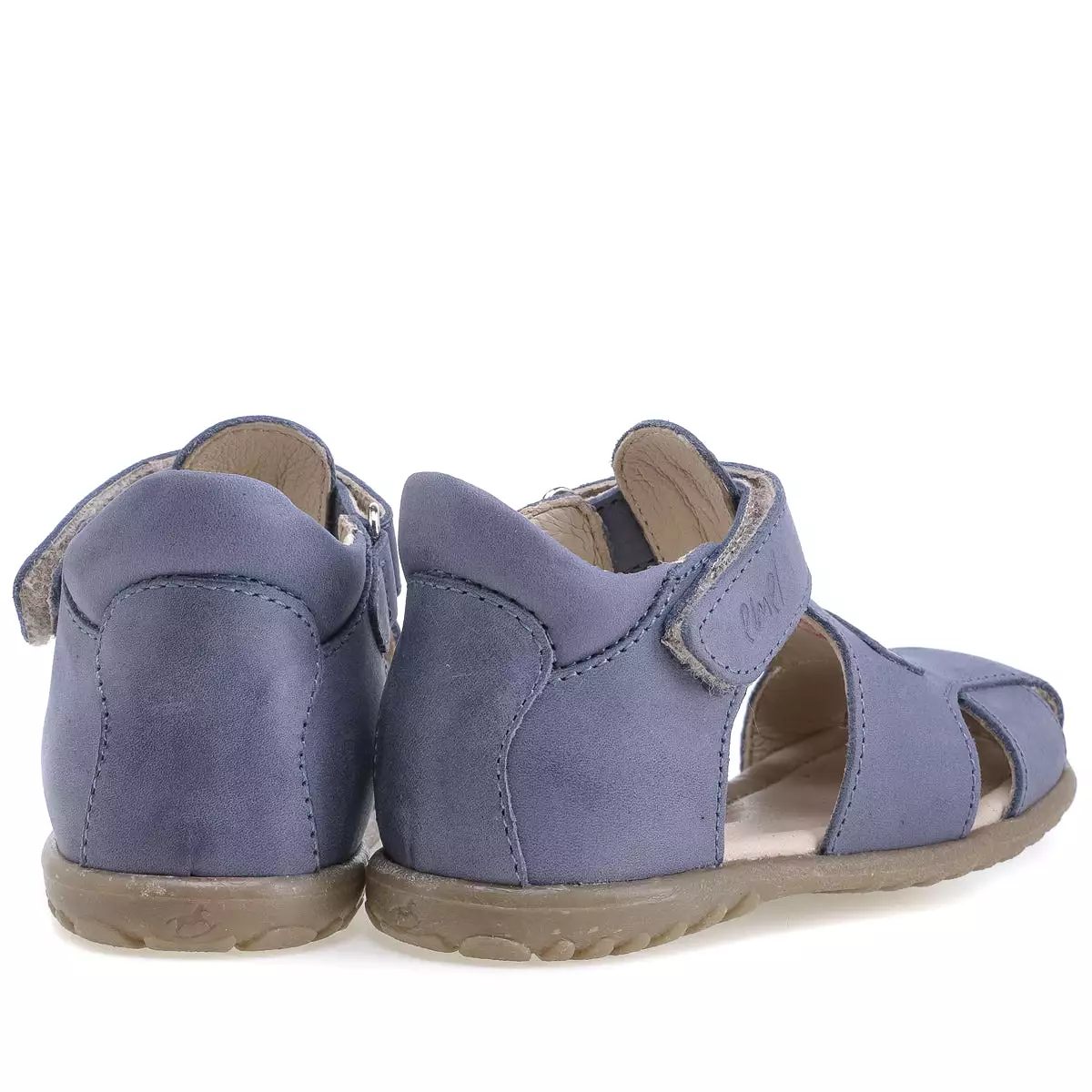 Emel blue sandals - 2199-17 blue closed toe sandals