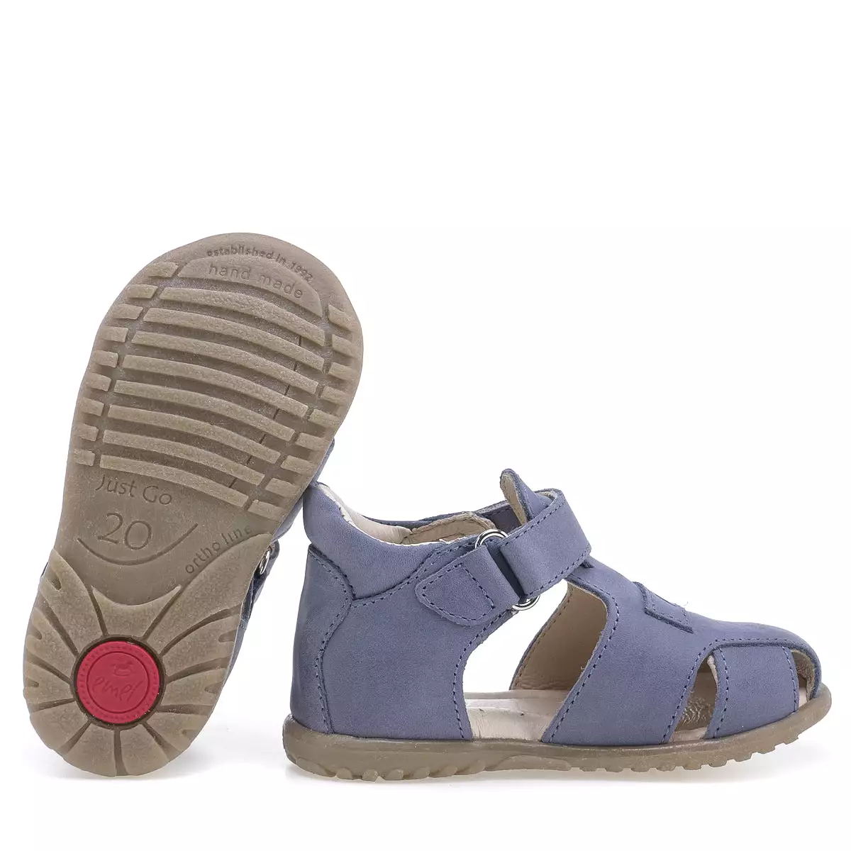 Emel blue sandals - 2199-17 blue closed toe sandals