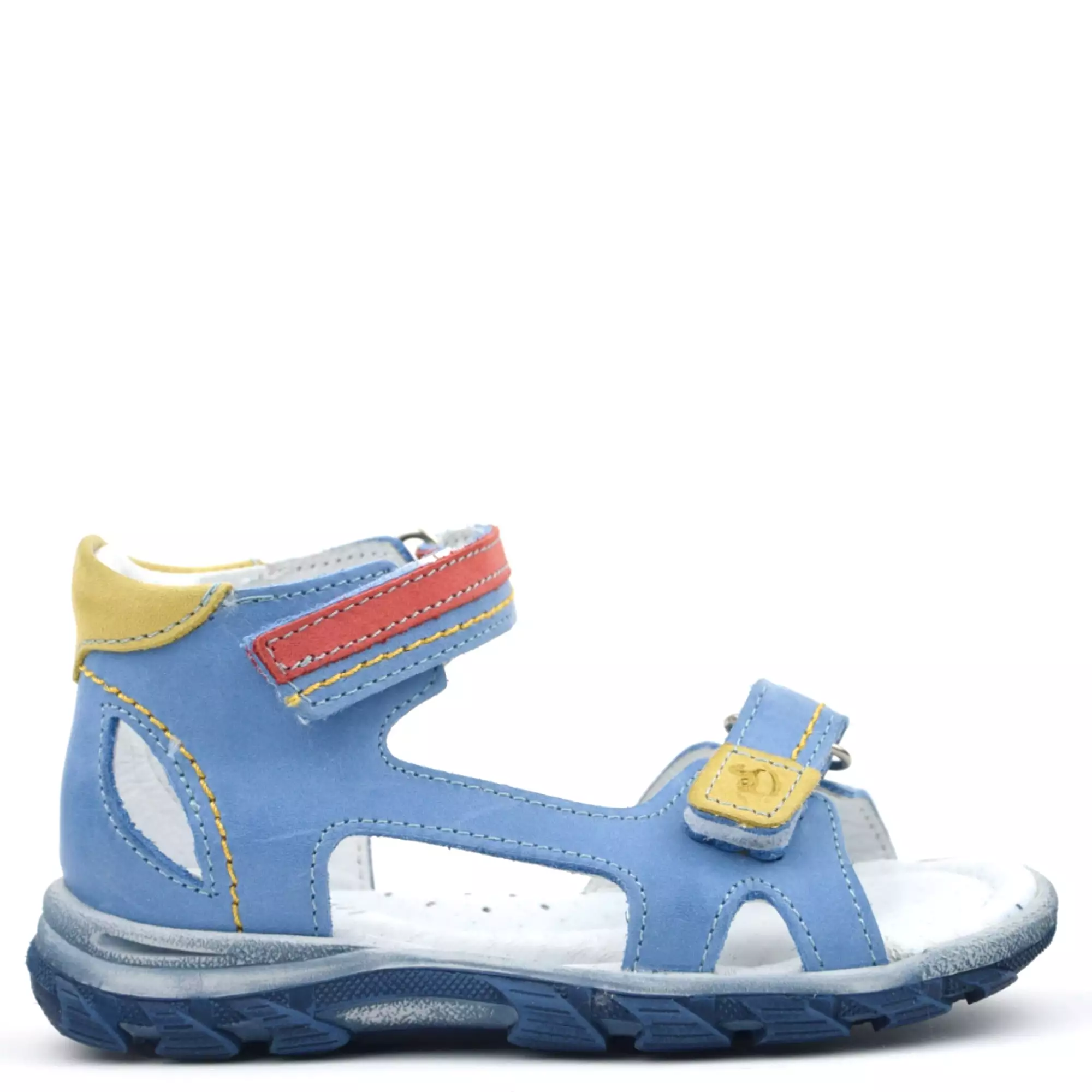 Emel blue sandals with velcro closure, size 2639-5