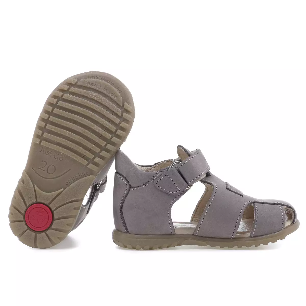 Emel grey closed sandals -2199-15