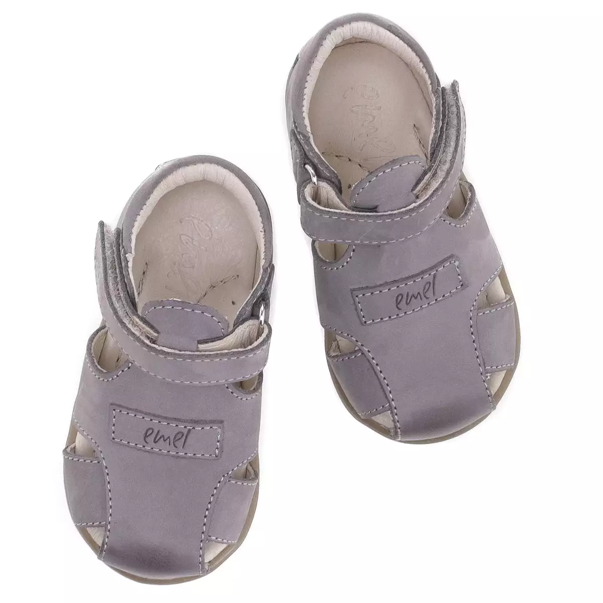 Emel grey closed sandals -2199-15