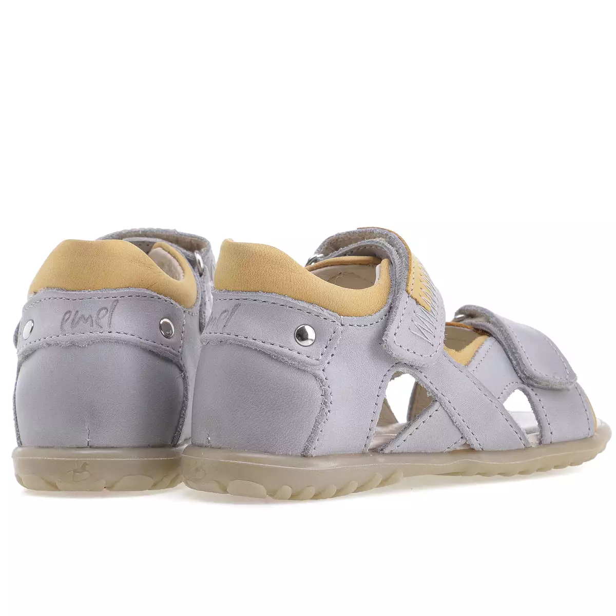 Emel grey velcro sandals - 2086-23