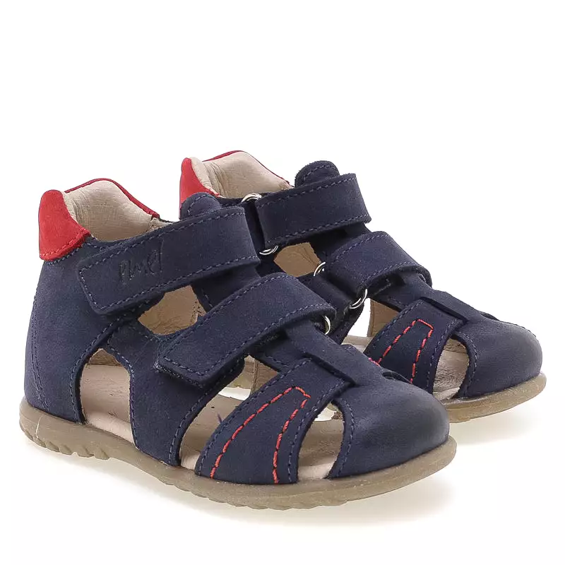 Emel Navy Closed Sandals - 2412 for Women | Shop Now