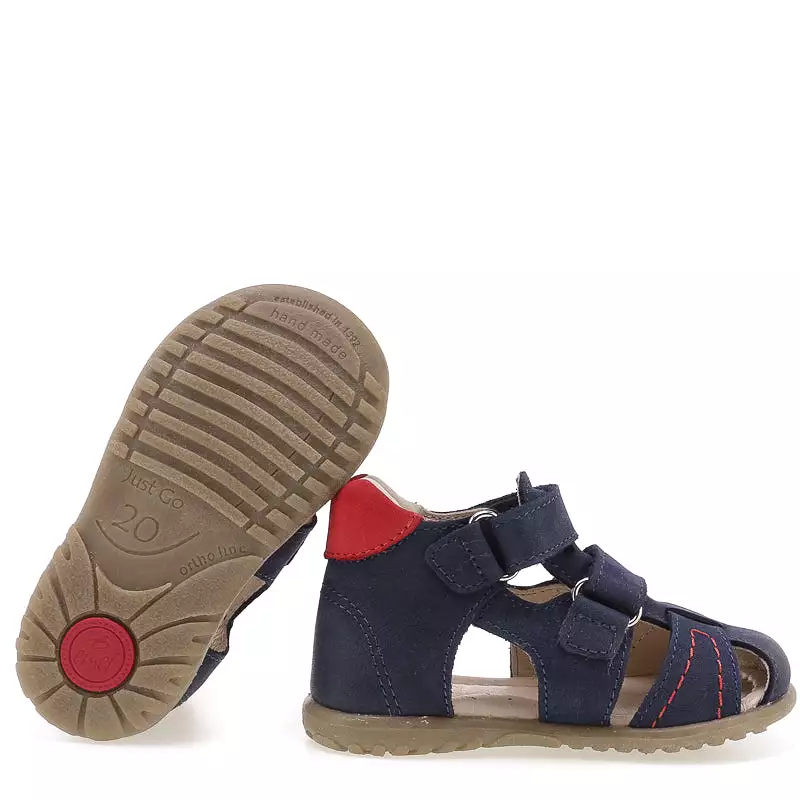 Emel Navy Closed Sandals - 2412 for Women | Shop Now