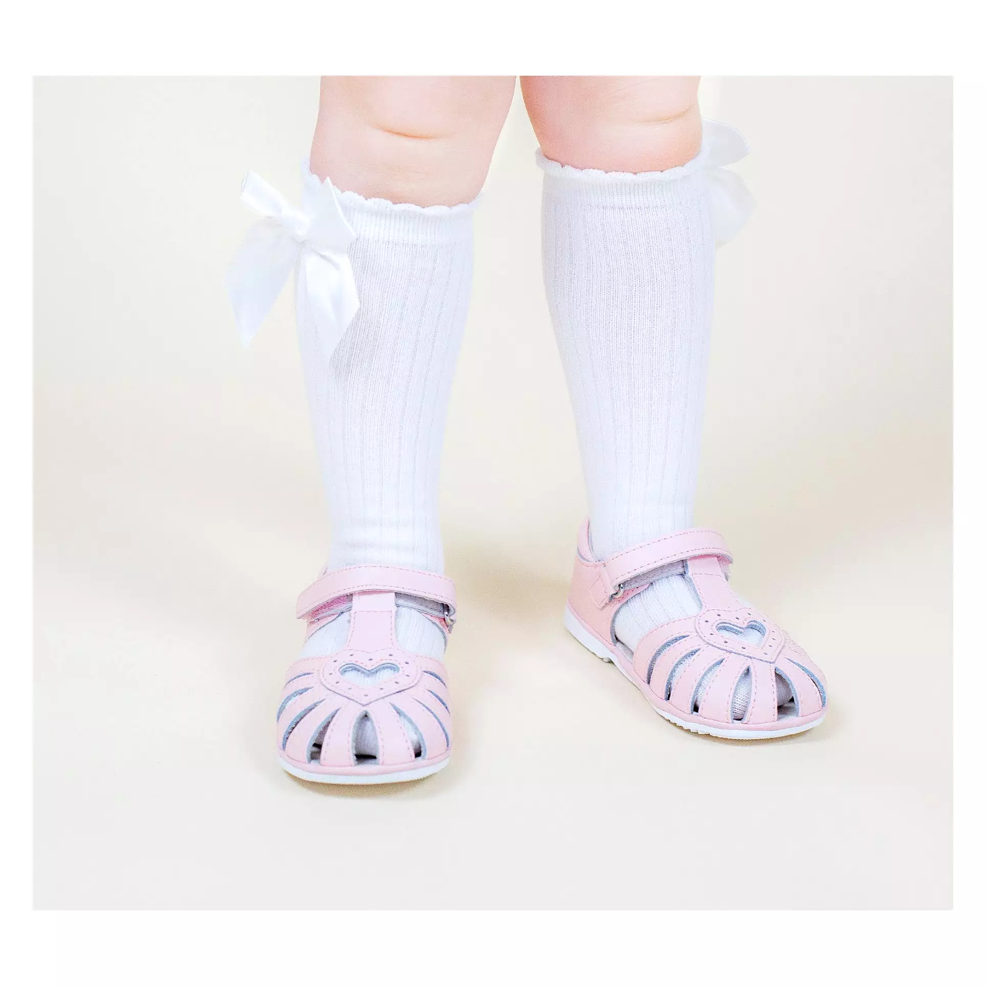 Emmie Baby Sandal with Open Heart Design