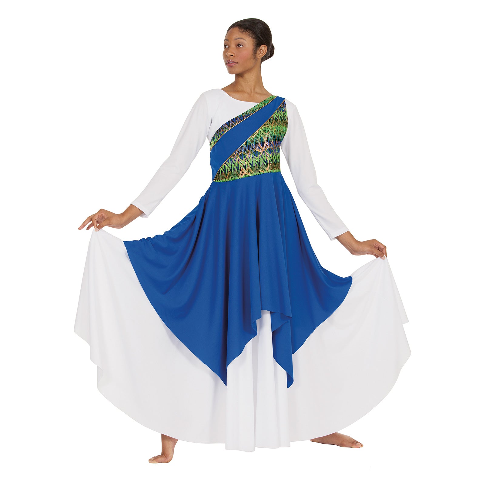 Eurotard Asymmetrical Tunic for Adult Praise and Worship | Joyful Celebration Tunic