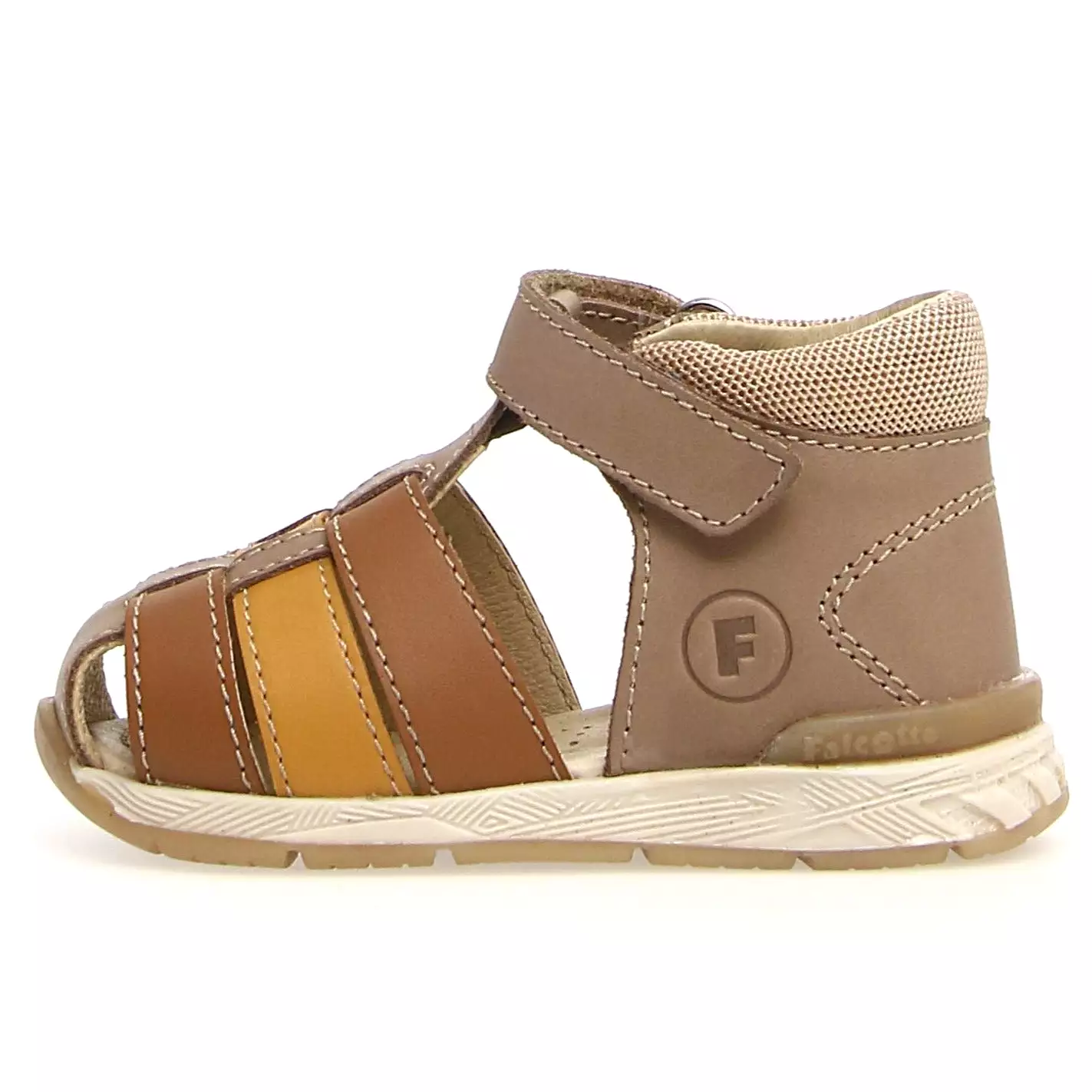 Falcotto Acry Boy's Sandals - Cognac/Sand