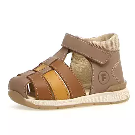 Falcotto Acry Boy's Sandals - Cognac/Sand