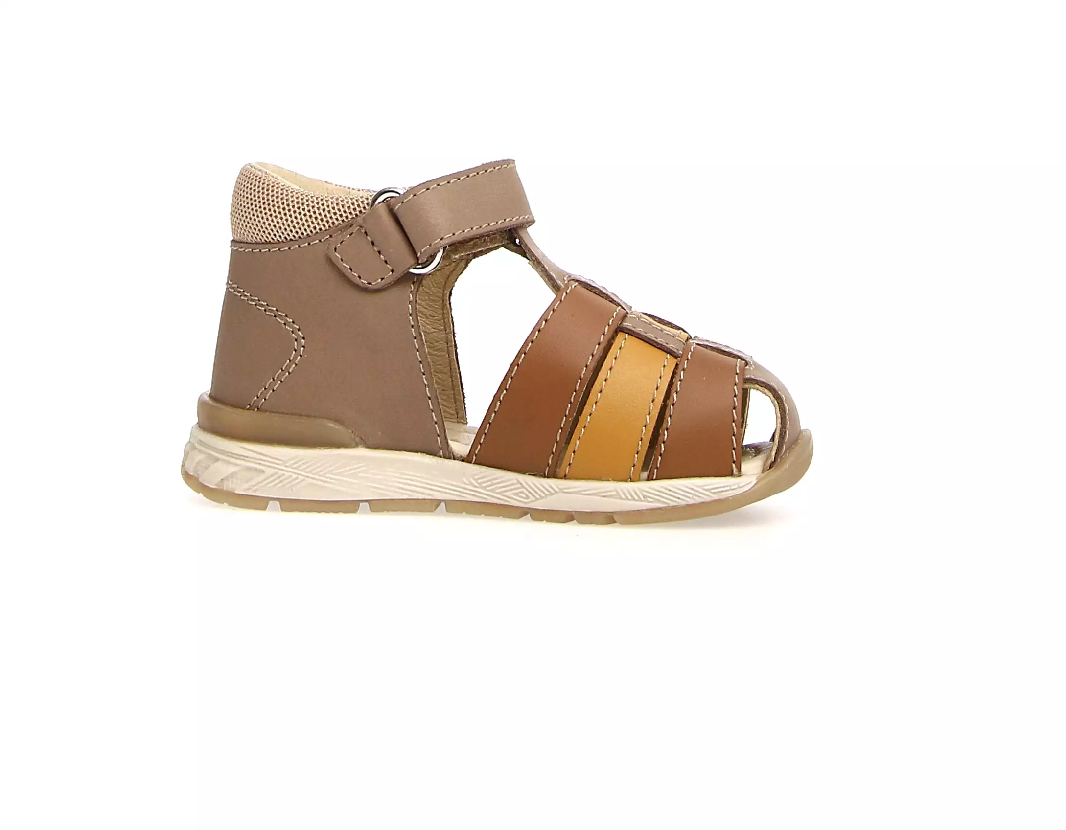 Falcotto Acry Boy's Sandals - Cognac/Sand