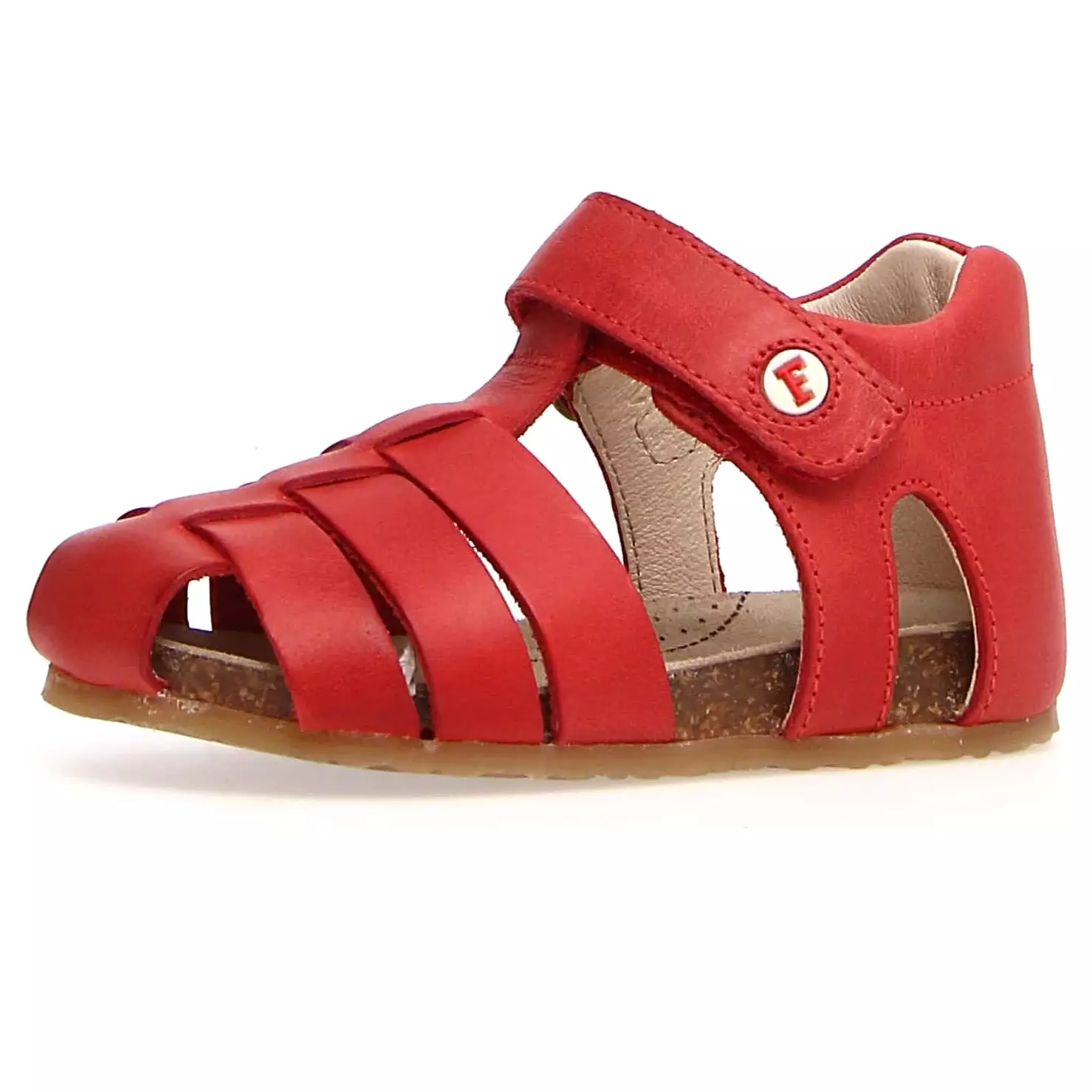 Falcotto Alby Children's Closed Toe Sandals - Red