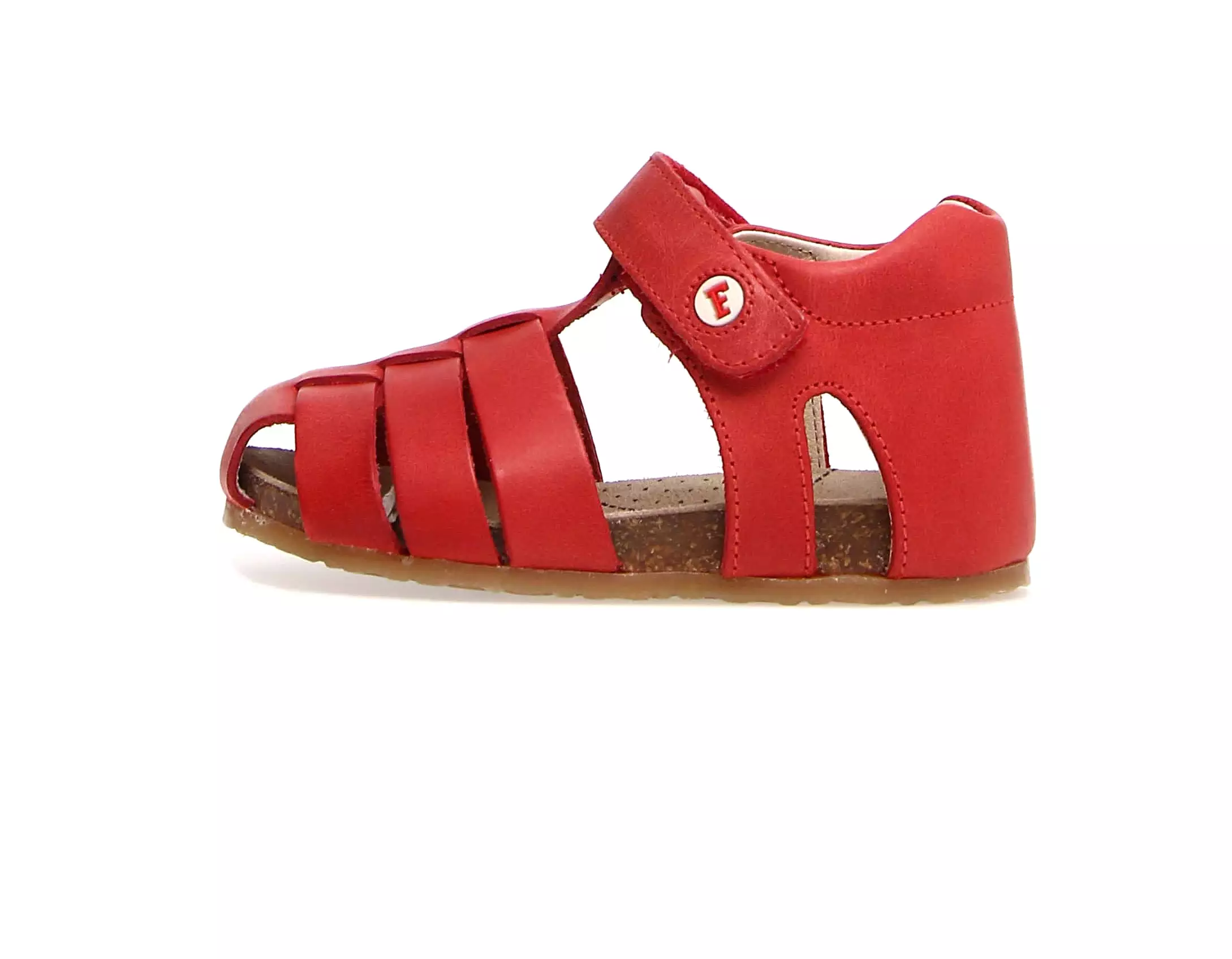 Falcotto Alby Children's Closed Toe Sandals - Red