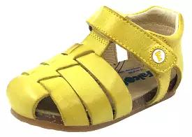 Falcotto Alby Fisherman Sandals, Yellow Giallo - Boy's and Girl's