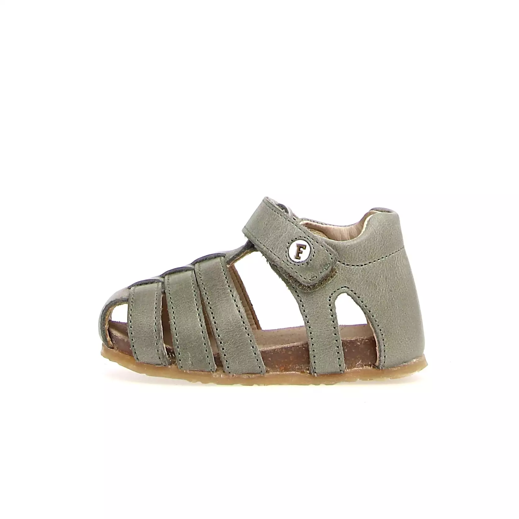 Falcotto Alby Sage Closed Toe Sandals for Boys and Girls