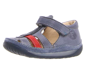 Falcotto Boy's Avalon Shoes - Celeste/Navy/Rosso