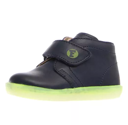 Falcotto Conte Shoes Navy Giallo Fluo