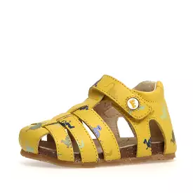 Falcotto Kids Alby Dinosaur Sandals - Yellow