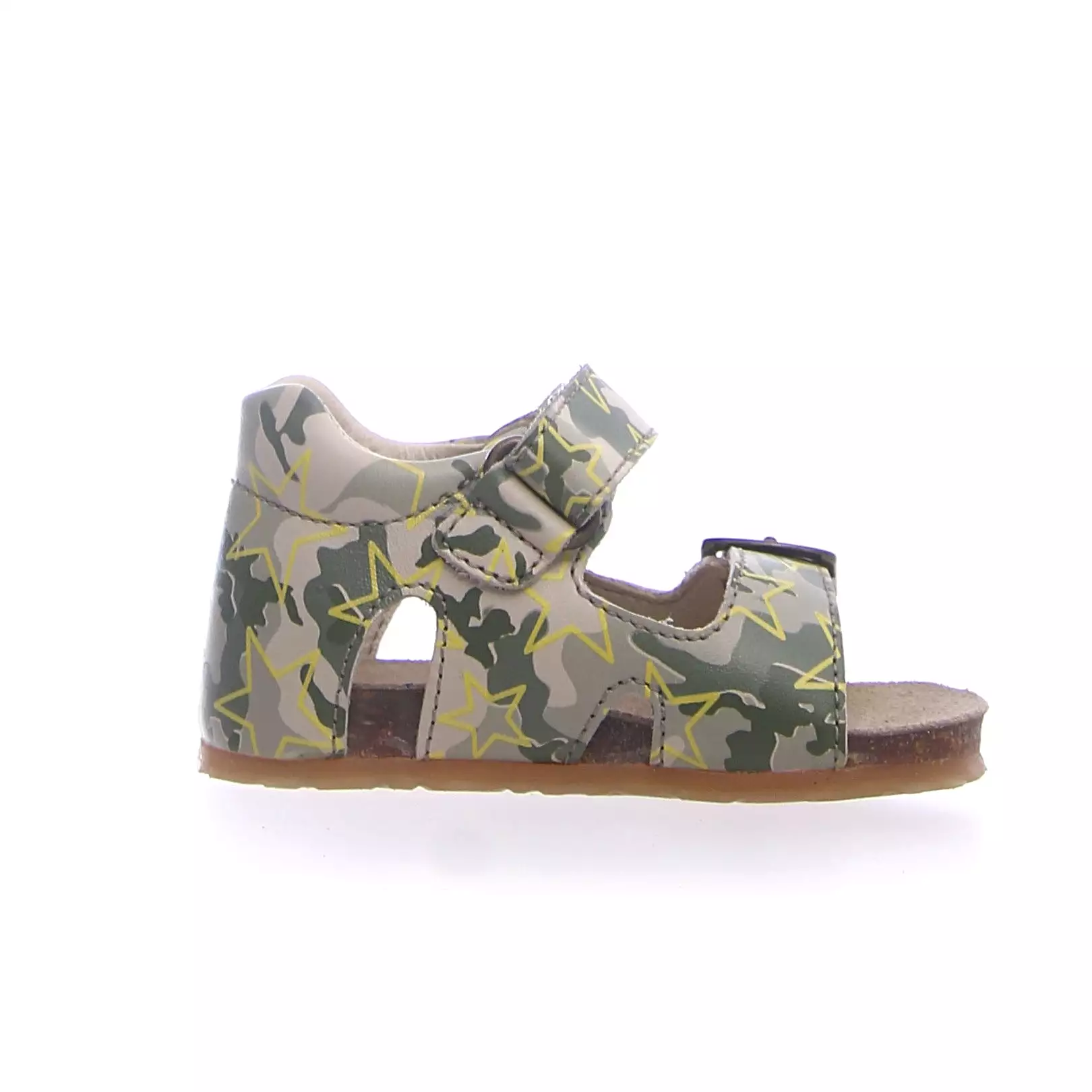 Falcotto Kids' Bea Camo Stars Sandals in Beige