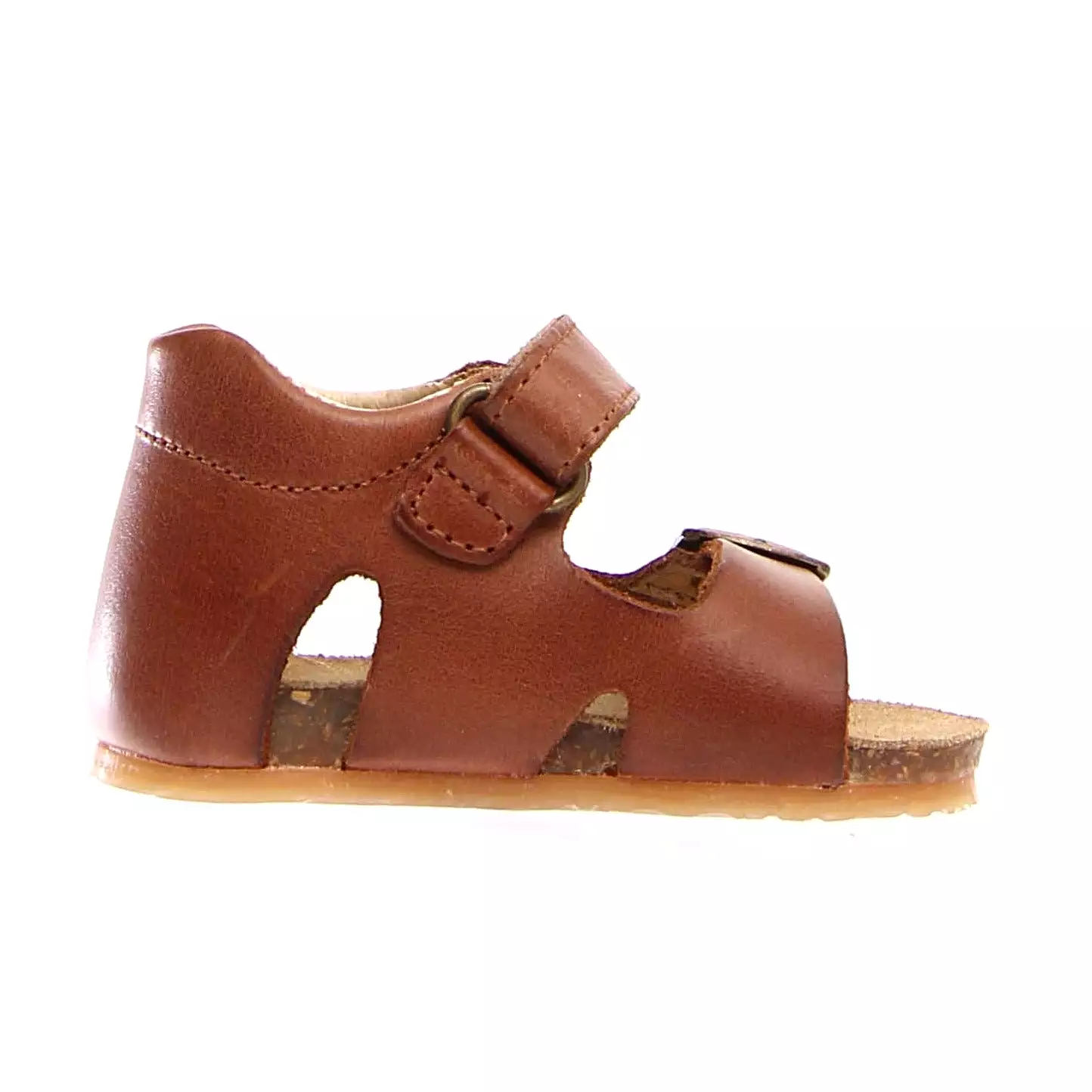 Falcotto Open Toe Sandals for Boys and Girls - Cuoio