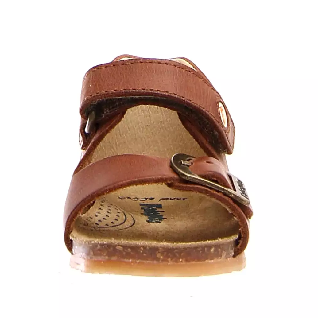 Falcotto Open Toe Sandals for Boys and Girls - Cuoio