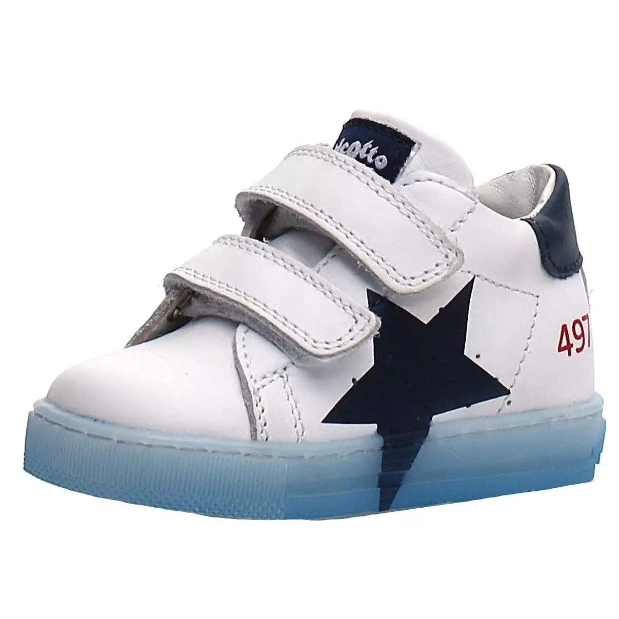 Falcotto Salazar Vl Calf Sneaker Shoes - White/Navy