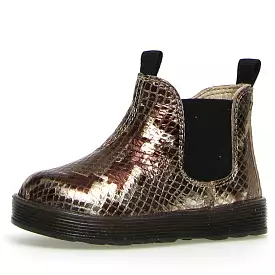 Falcotto Tarbell Python Boot Shoes - Dark Brown for Girls and Boys