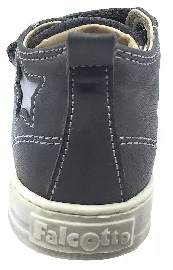 Falcotto Toddler Hal Star High-Top Tennis Shoes - Nero-Antracite