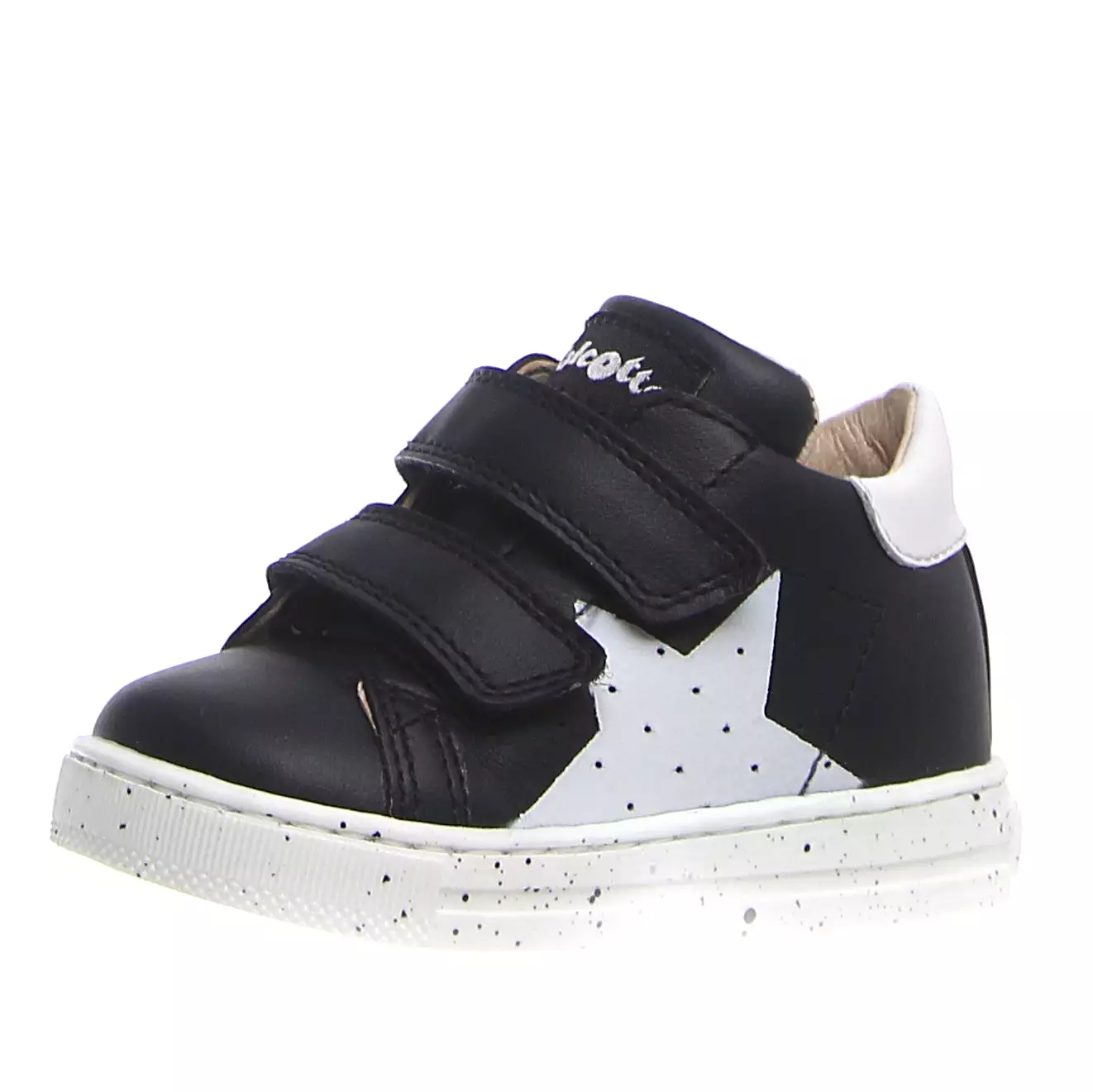 Falcotto Venus Vl Star Sneaker Shoes - Black/White - Boys and Girls - Buy Now