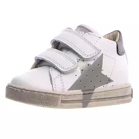 Falcotto Venus Vl Star Sneakers - White/Inox for Boys and Girls