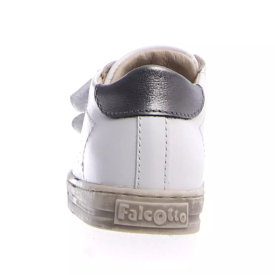 Falcotto Venus Vl Star Sneakers - White/Inox for Boys and Girls