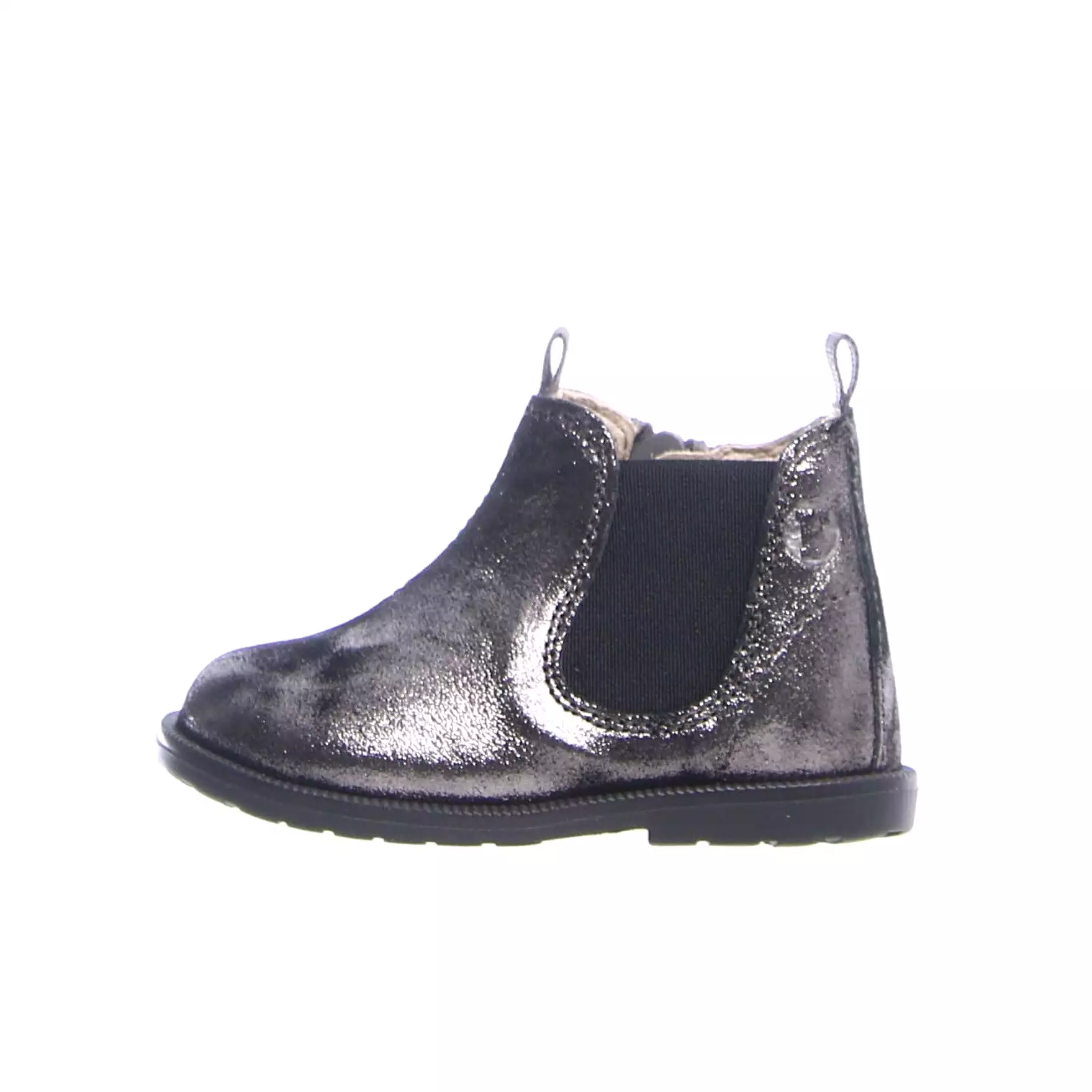 Falcotto winter wood lam boots for girls and boys - Inox.