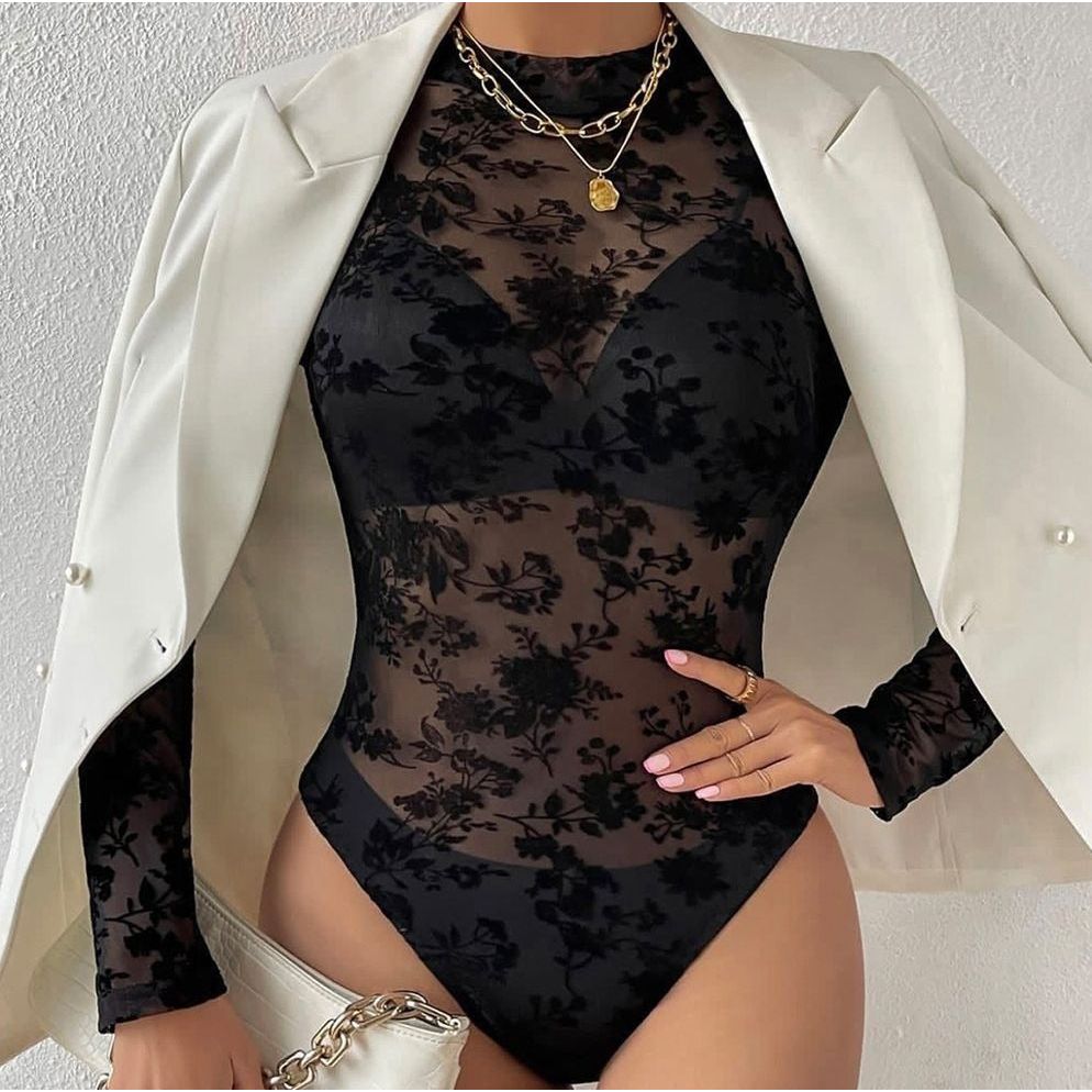 Floral Long Sleeve Bodysuit