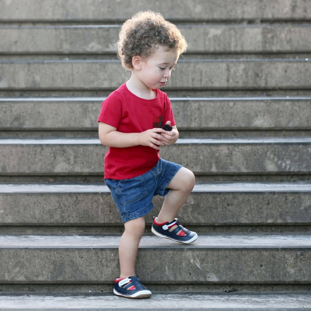 Flynn navy red baby toddler boys sandals shop online.