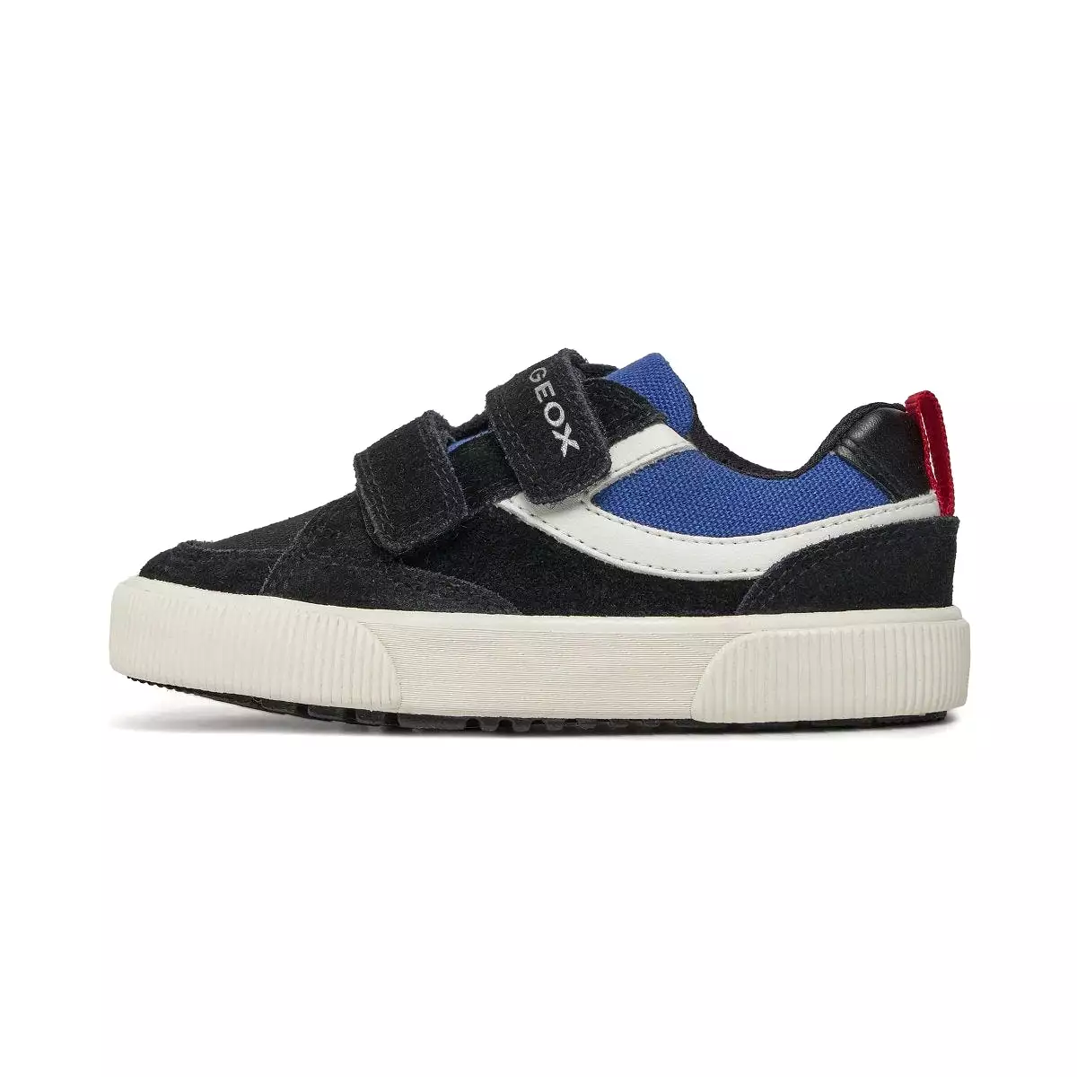 Geox Alphabeet Boys Canvas Shoes - Black/Blue (Sizes 28-33)