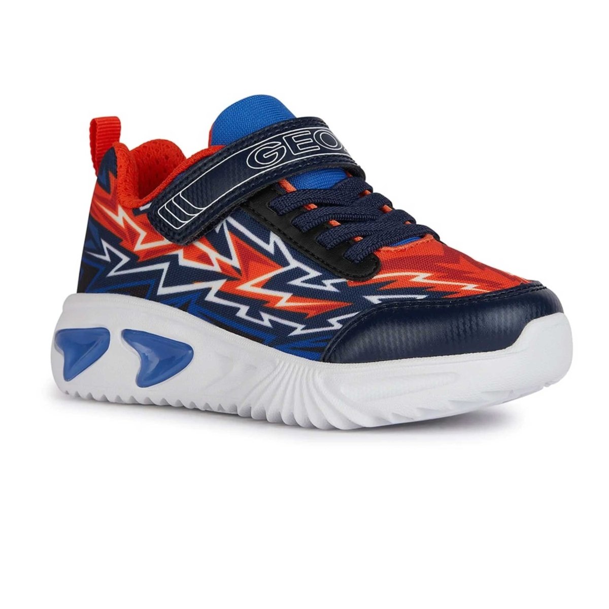 Geox Boys Assister Shoes Navy Orange 28-34