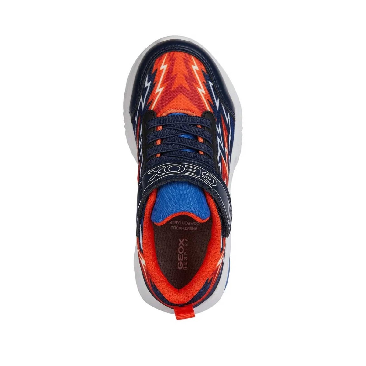 Geox Boys Assister Shoes Navy Orange 28-34