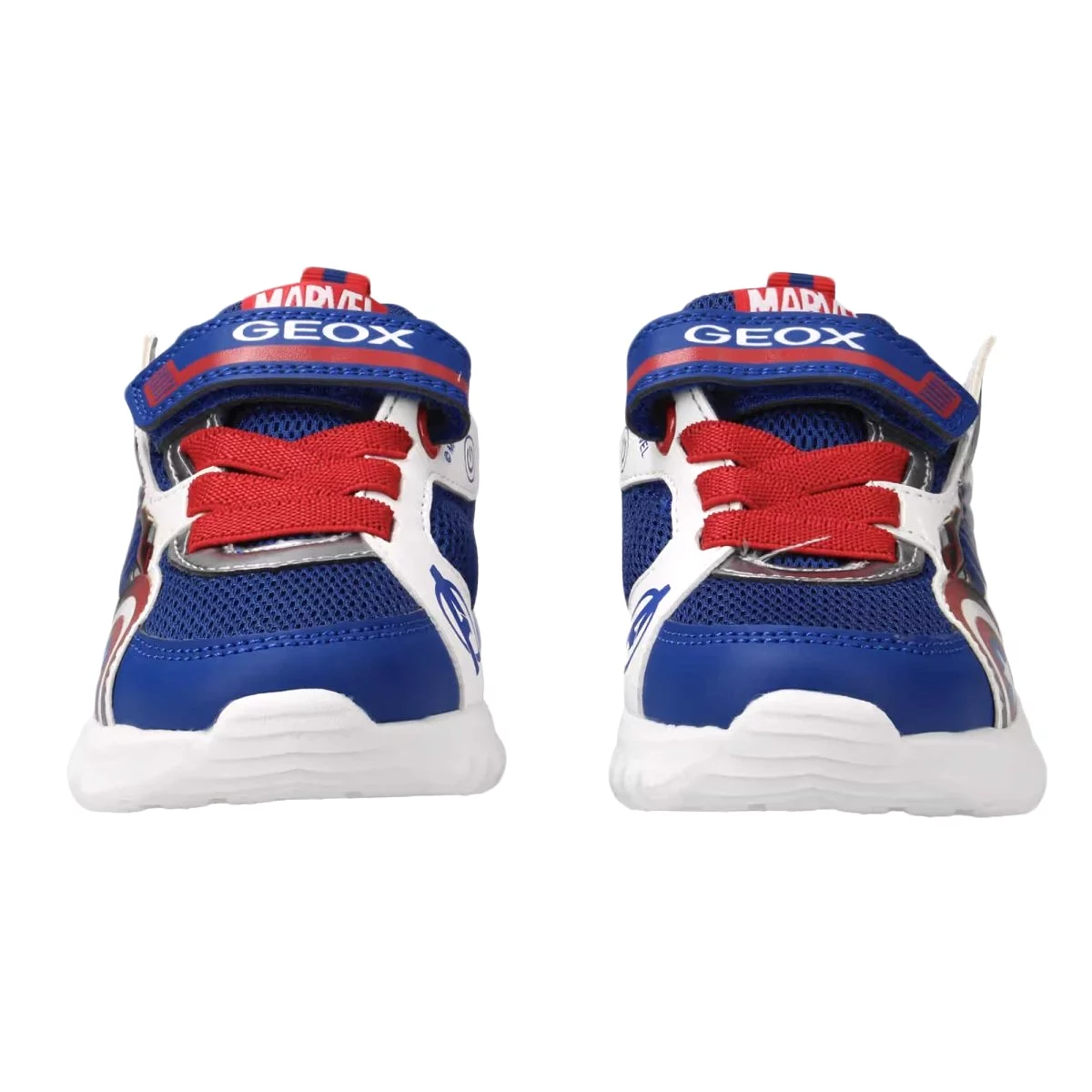 Geox Boy's Ciberdron Light Up Shoes Blue/Red (Sizes 28-32)