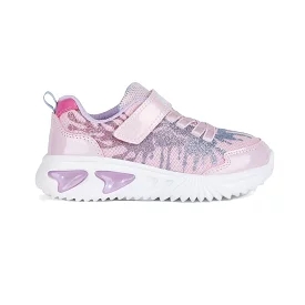 Geox Girl's Assister Pink/Sky Shoes (Sizes 26-32)