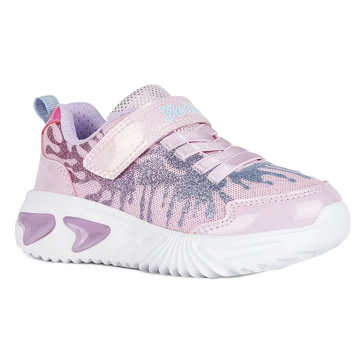 Geox Girl's Assister Shoes - Pink/Sky - Sizes 26-32