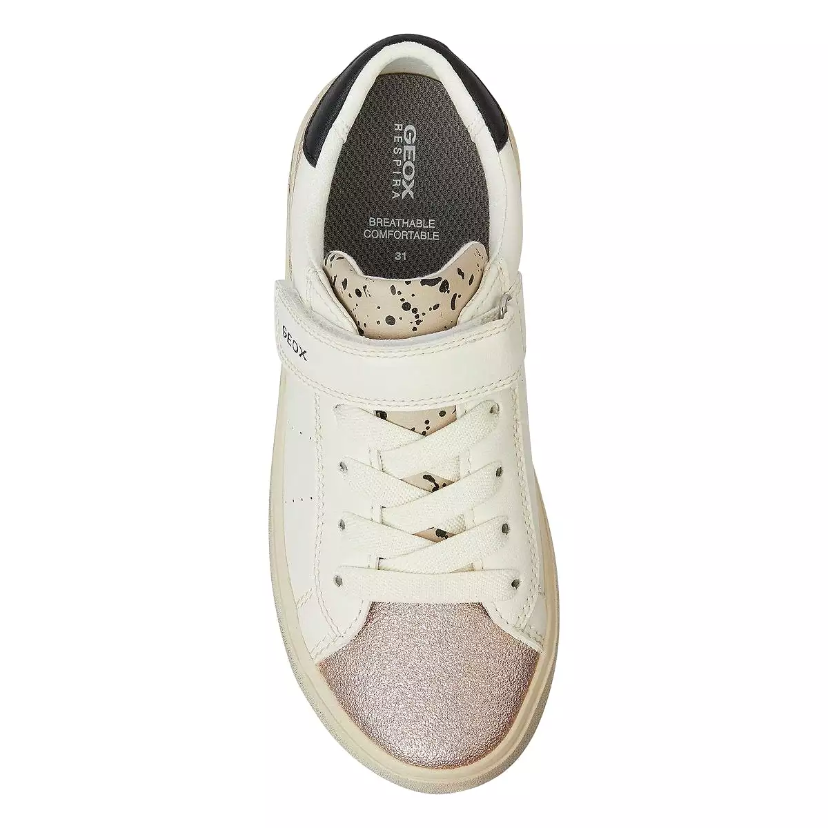 Geox Girls Gisli Ivory Rose Sizes 26-34