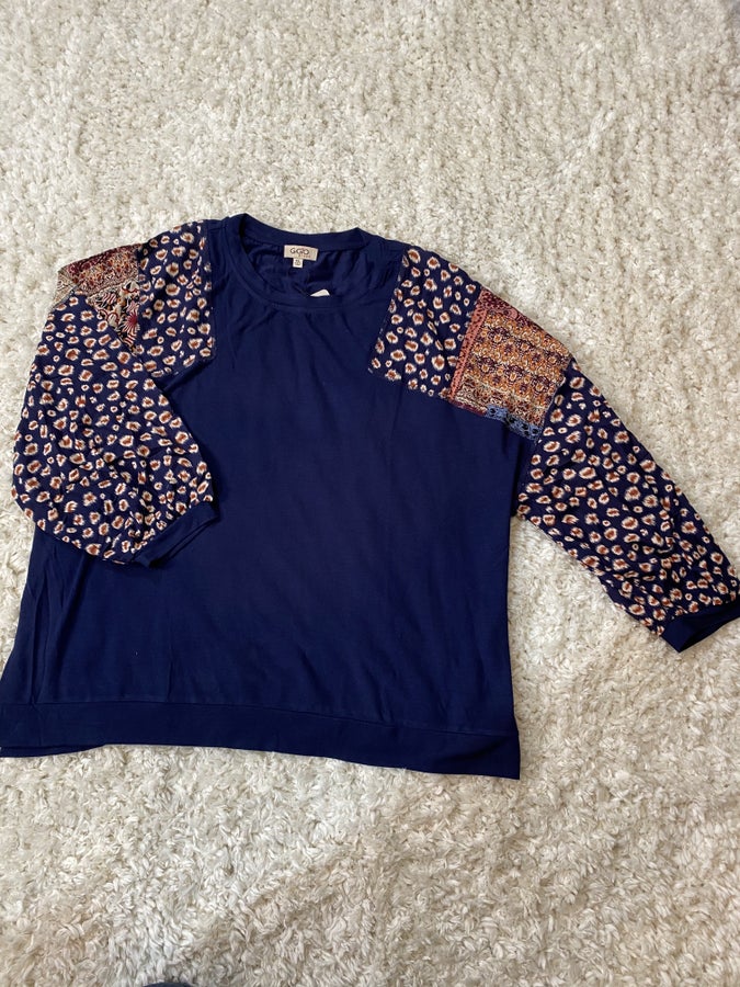 GiGiO animal print paisley tunic