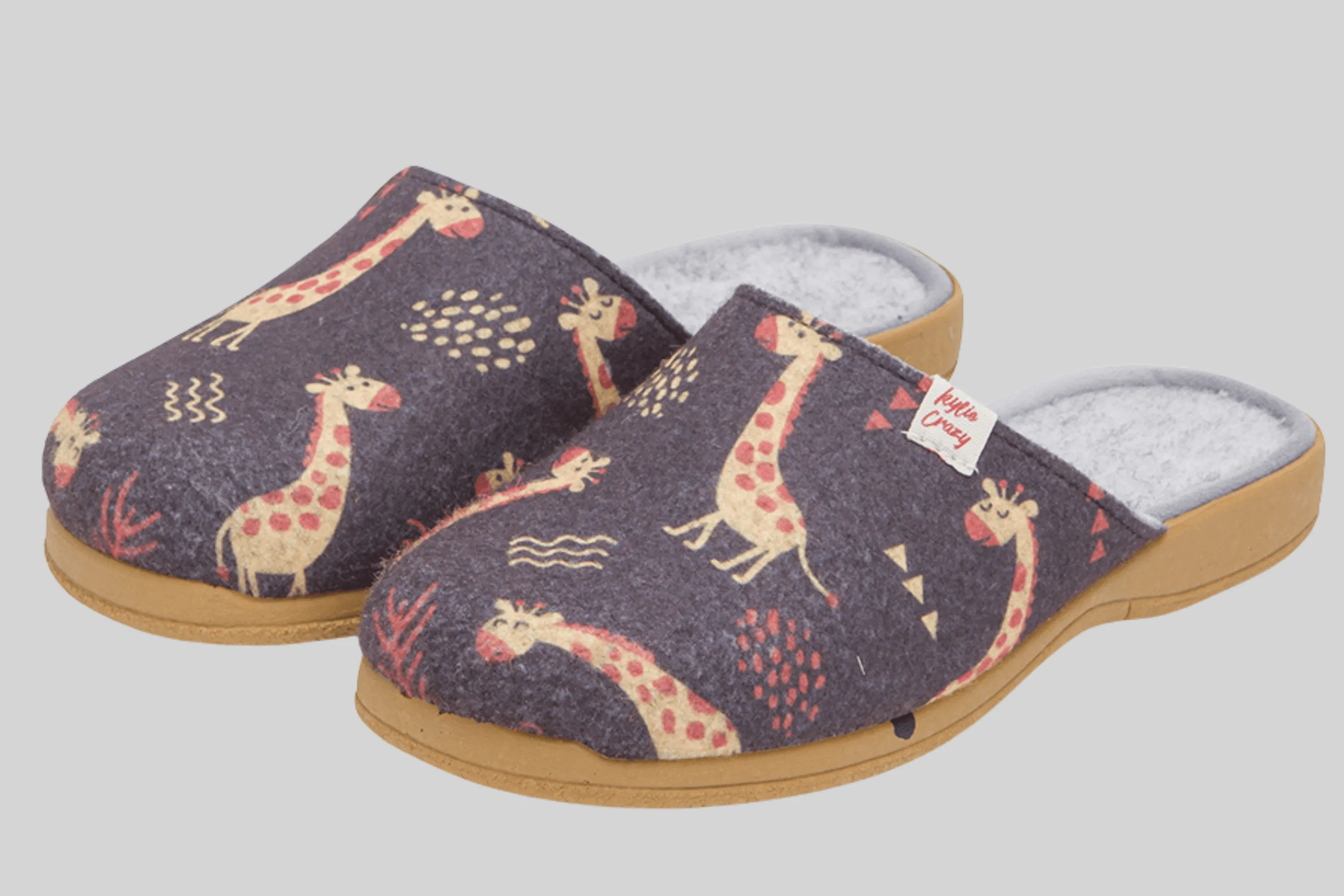 Giraffe Slippers - Cozy Home Footwear