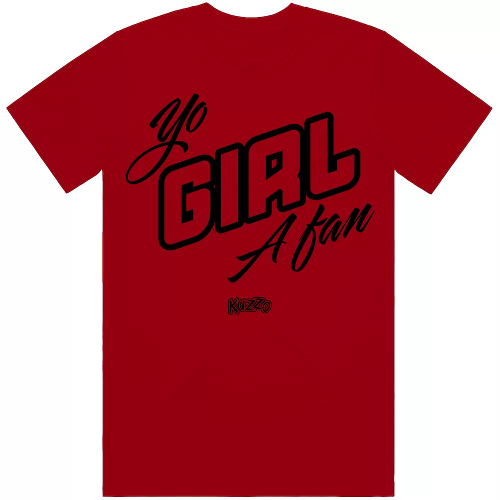 Girl Fan: Sneaker Shirt Match - Cardinal