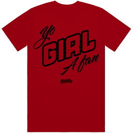 Girl Fan: Sneaker Shirt Match - Cardinal