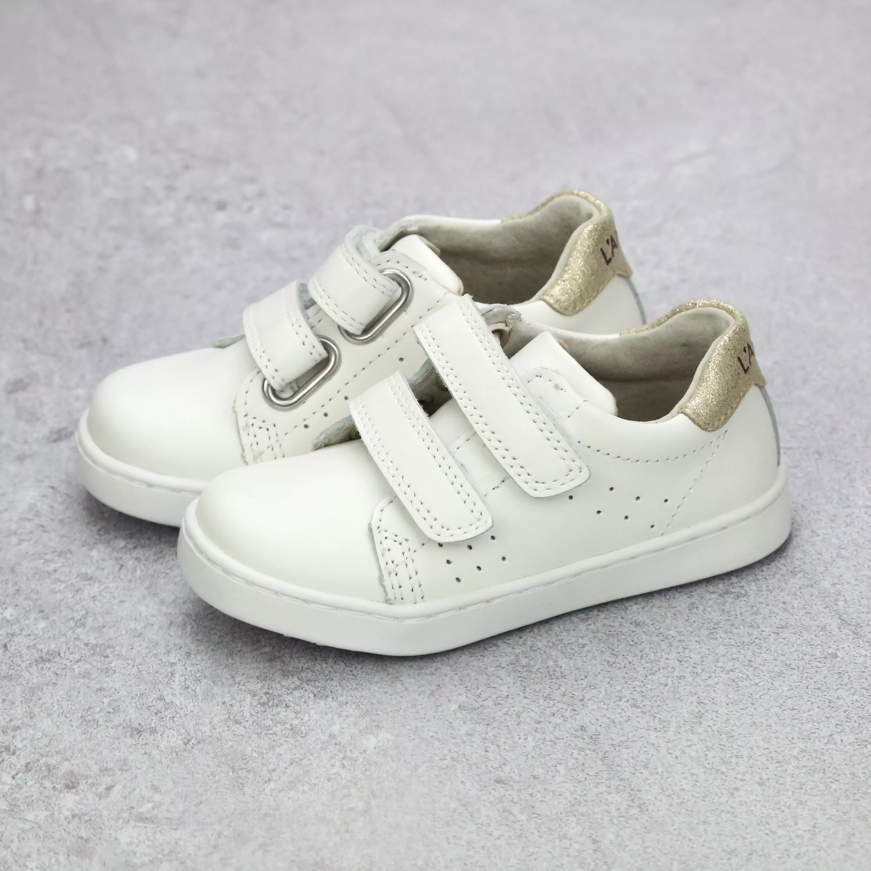 Girls Kenzie Double Velcro Sneakers