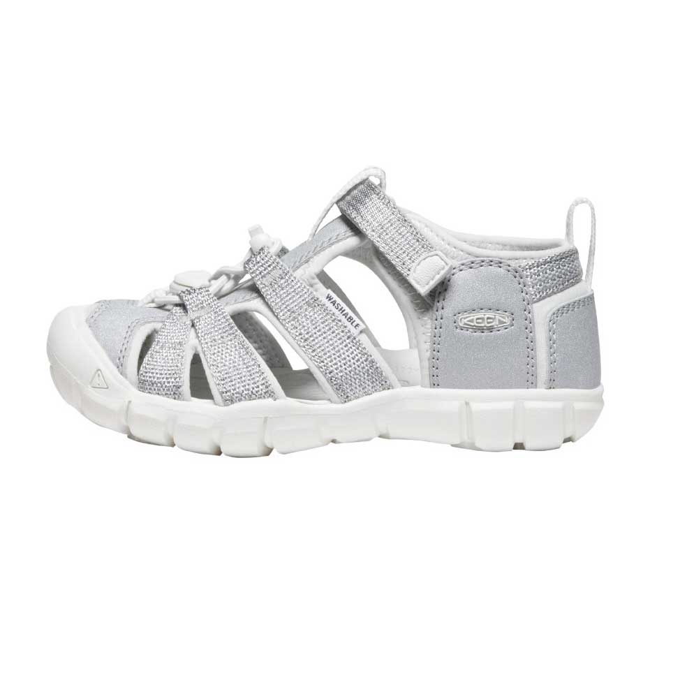 Girls' Seacamp Silver Shoes (Sizes 8-13) - Keen
