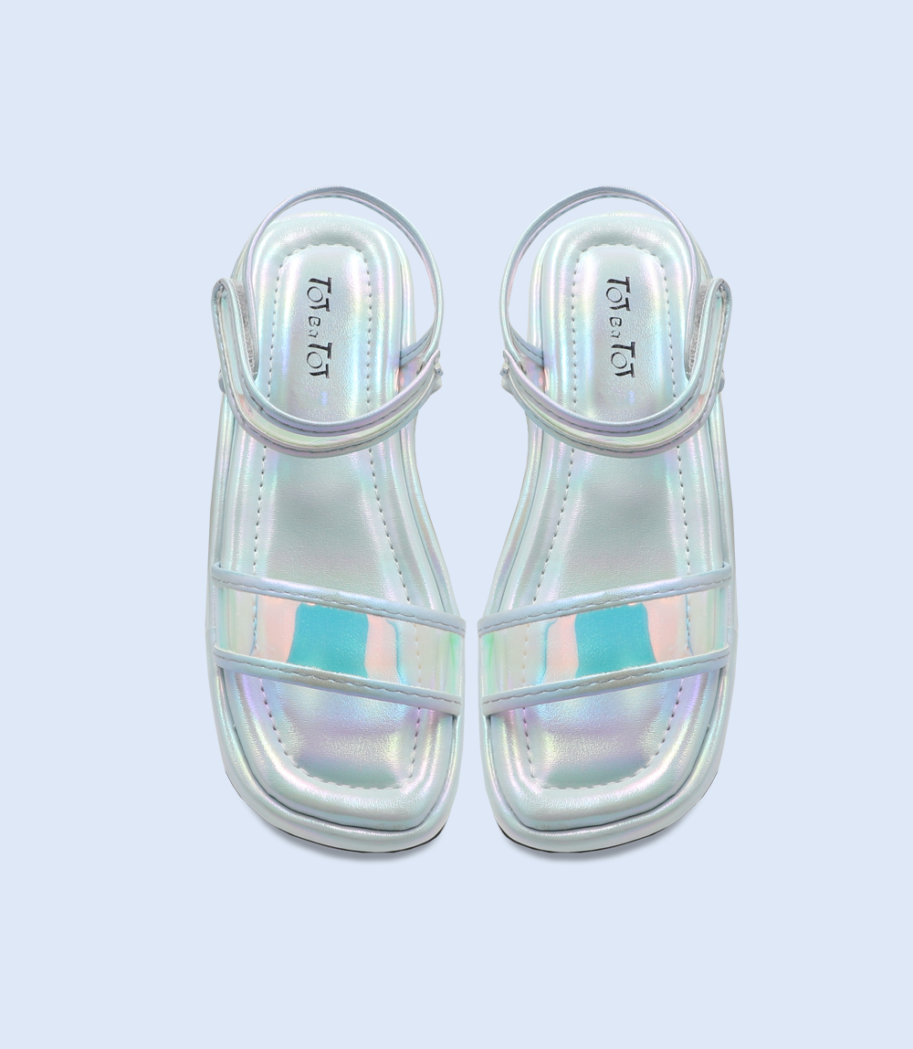 Girls Silver Sandals