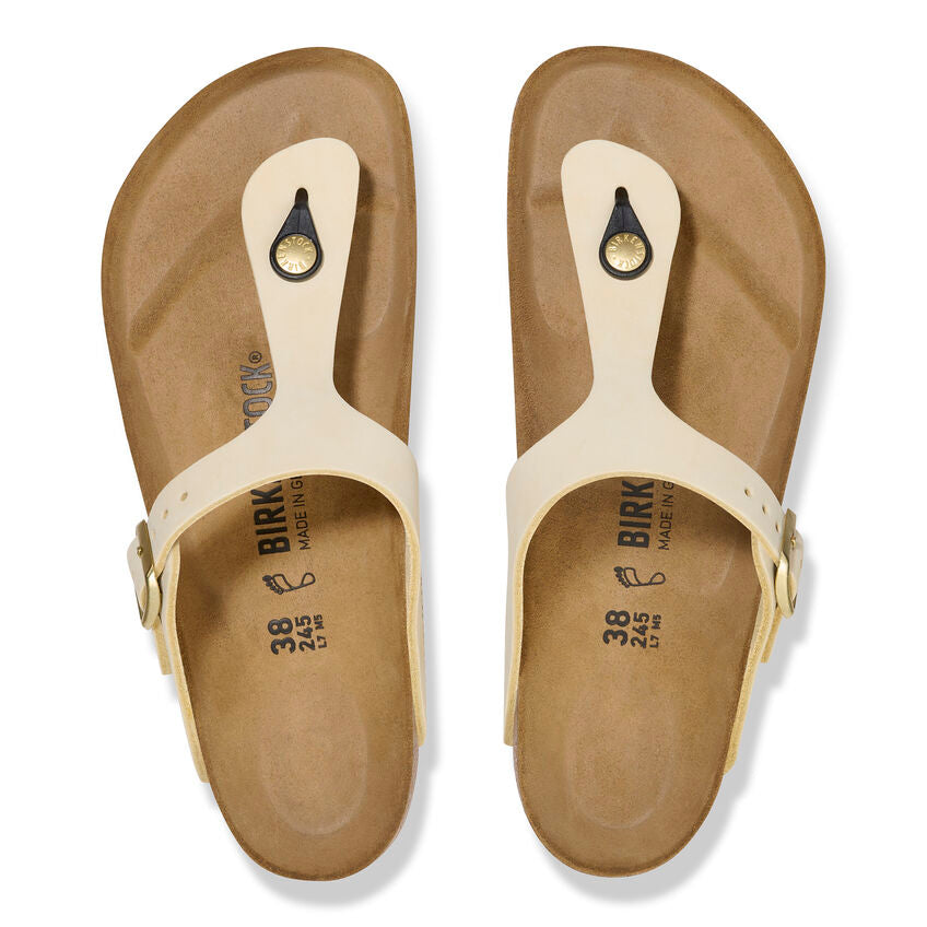 Gizeh Nubuck Sandals - Ecru Color