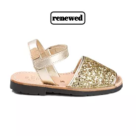 Glitter Leather Kids Sandal - Iker 1002R Glitter