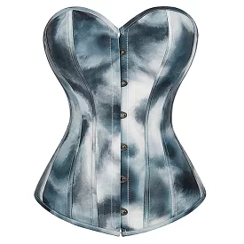 Gray Aqua Corset Queen